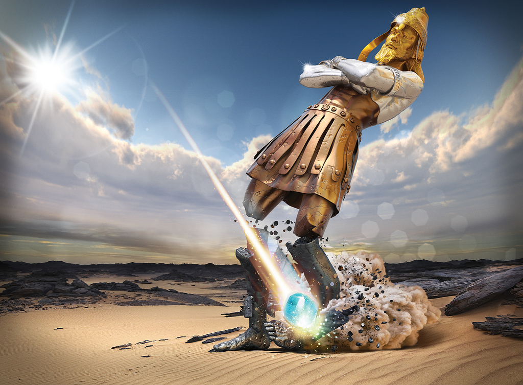 Daniel 2 — The Stone Striking the Feet of Iron and Clay