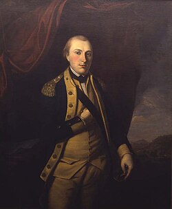 Marquis de Lafayette — hidden hand portrait