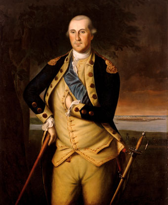 George Washington — Masonic hidden hand portrait